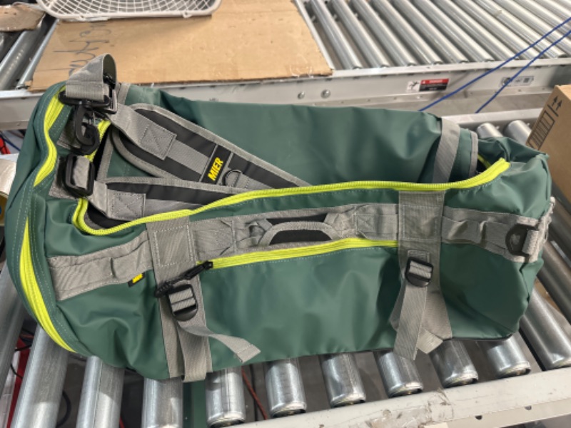 Photo 1 of MIER Water Resistant Backpack Duffle Heavy Duty Convertible Duffle Bag - Green 60L