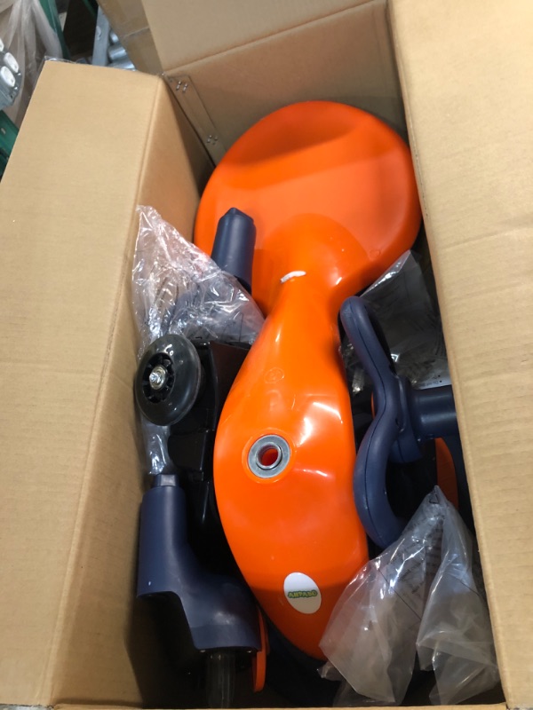 Photo 2 of Electric Wiggle Car Ride On Toy, ANPABO 2 in 1 Wiggle Car with Rechargable Battery and Pedal, Anti-Rollover Wheels with Colorful Lights, Swing Car for Toddlers and Kids Age 3 Year up Orange