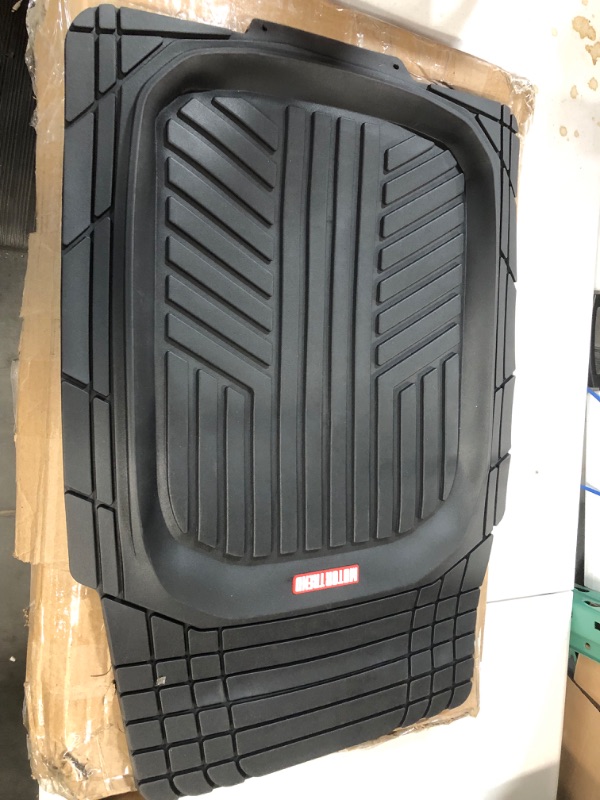 Photo 2 of Motor Trend - MT-923-BK 923-BK FlexTough Contour Liners-Deep Dish Heavy Duty Rubber Floor Mats