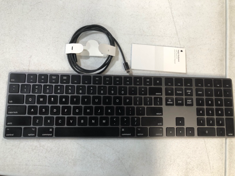 Photo 2 of Apple Magic Keyboard with Touch ID and Numeric Keypad for Mac Computers