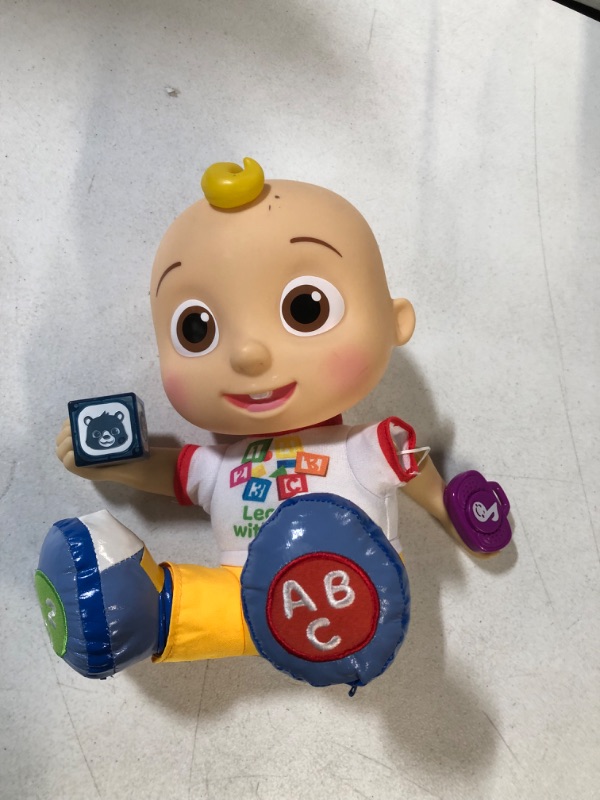 Photo 2 of CoComelon Interactive Learning JJ Doll with Lights, Sounds, and Music to Encourage Letter, Number, and Color Recognition