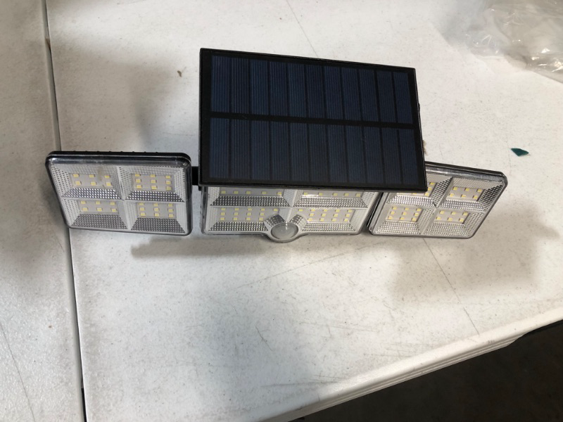 Photo 2 of **USED** Ontel Beyond Bright X3 Motion Activated Solar Flood Light - Ultra-Bright, Solar-Powered