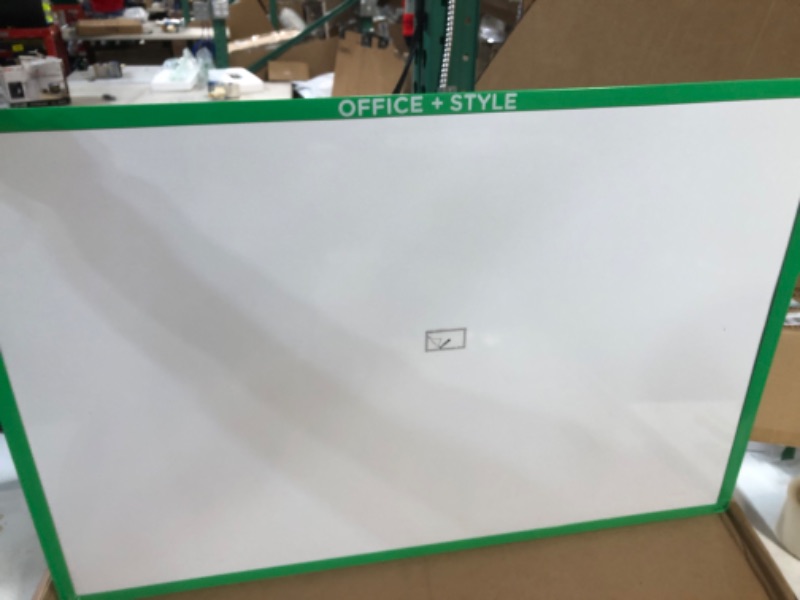 Photo 2 of Office Style Large Magnetic Dry Erase Board Wall Mounted Durable Aluminum Frame with Pen Tray