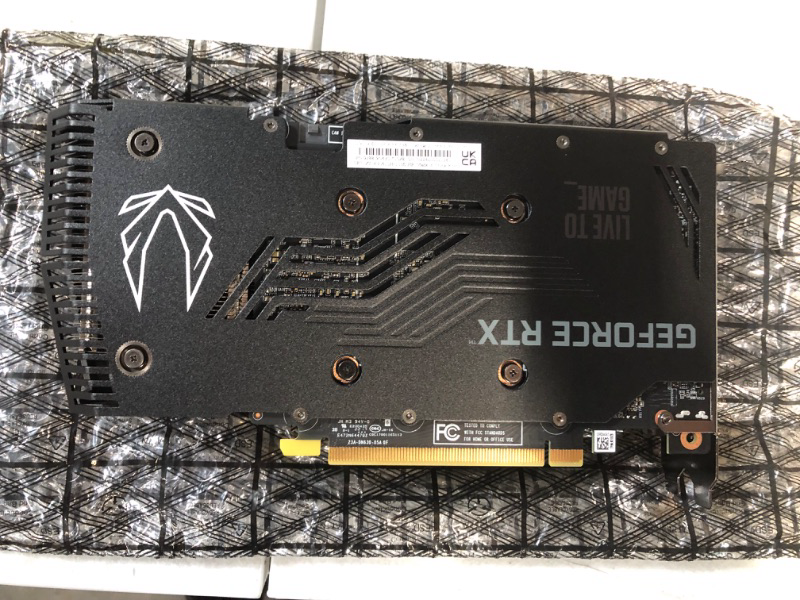 Photo 2 of ZOTAC GeForce RTX™ 3060 Ti Twin Edge OC LHR 8GB GDDR6 256-bit 14 Gbps PCIE 4.0 Gaming Graphics Card, IceStorm 2.0 Advanced Cooling, Active Fan Control, Freeze Fan Stop ZT-A30610H-10MLHR