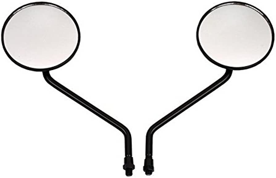 Photo 1 of 2 X Motorcycle Motorbike Outside Rear View Left & Right Side View Mirrors Fit For HONDA CT110 CG125 XL250 XL400 XR230