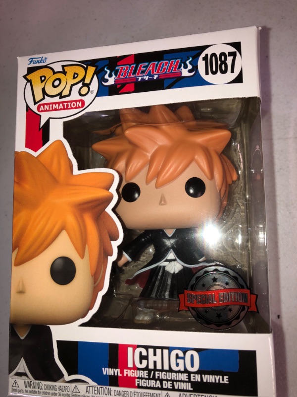 Photo 2 of Funko Pop Bleach Ichigo Kurosaki Bankai Tensa Zangetsu Vinyl Figure 