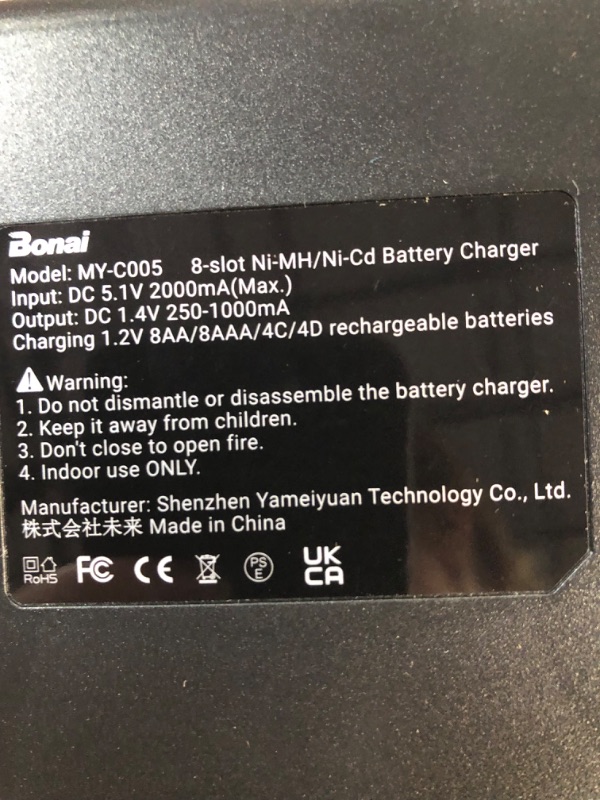 Photo 3 of BONAI AA AAA C D SC Battery Charger