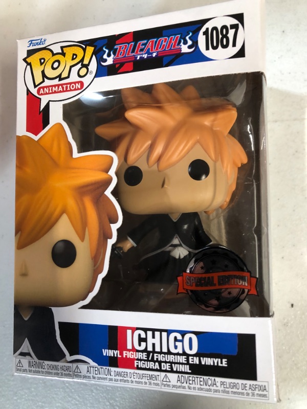 Photo 2 of Funko Pop Bleach Ichigo Kurosaki Bankai Tensa Zangetsu Vinyl Figure 