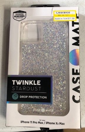 Photo 2 of Case-Mate Apple iPhone 11 Pro/X/XS Twinkle Case - Stardust