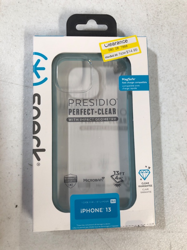 Photo 2 of Speck Apple iPhone 13 Pro Presidio Perfect Clear Case