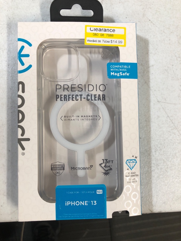 Photo 2 of Speck Presidio Perfect Clear Case for Apple iPhone 13 Clear