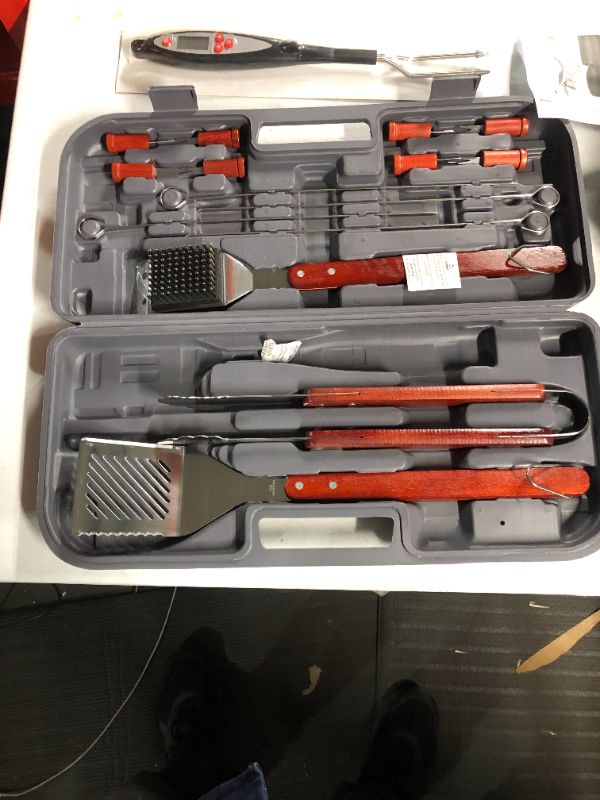 Photo 1 of 17pc Stainless Steel BBQ Tool Set - Room Essentials