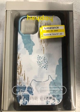 Photo 2 of Apple iPhone 13 Pro Case - heyday - Blue/Gold Abstract Floral