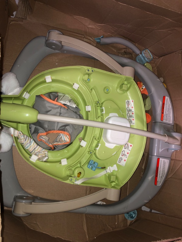 Photo 2 of Fisher-Price Jumperoo Baby Bouncer and Activity Center with Lights and Sounds, Sweet Snugapuppy SpaceSaver