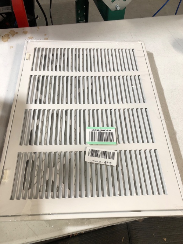 Photo 2 of 10" X 10" Return Air Filter Grille.