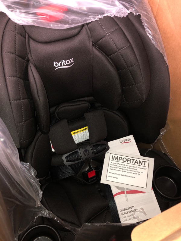 Photo 2 of Britax One4Life ClickTight All-in-One Car Seat, Black Diamond