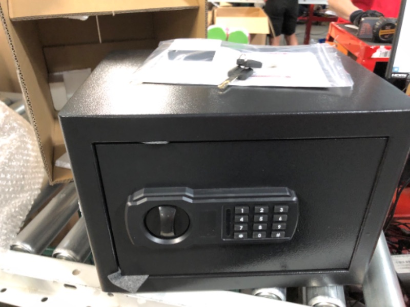 Photo 1 of 0.8 Cub Personal Home Safe Box Fireproof Waterproof, Fireproof Combination Safe 