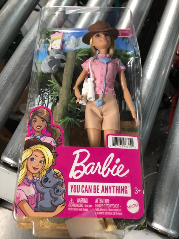 Photo 2 of Barbie Zoologist Doll (12 inches), Role-Play Clothing & Accessories: Koala & Baby Figure, 