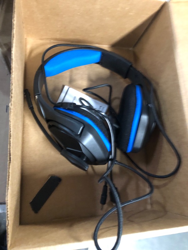 Photo 2 of Tatybo Gaming Headset for PS4 PS5 Xbox One Switch PC with Noise Canceling Mic, Deep Bass 