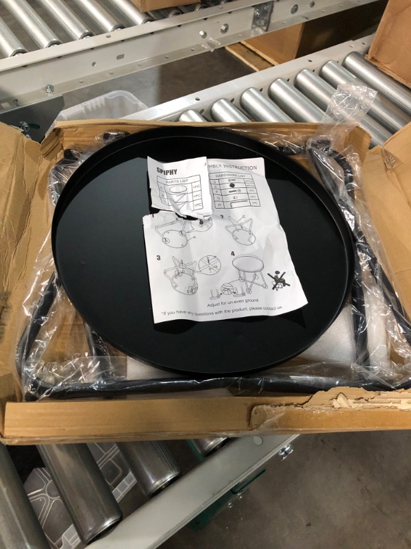Photo 1 of *PARTS ONLY** Grand Patio Steel Patio Side Table - BLACK