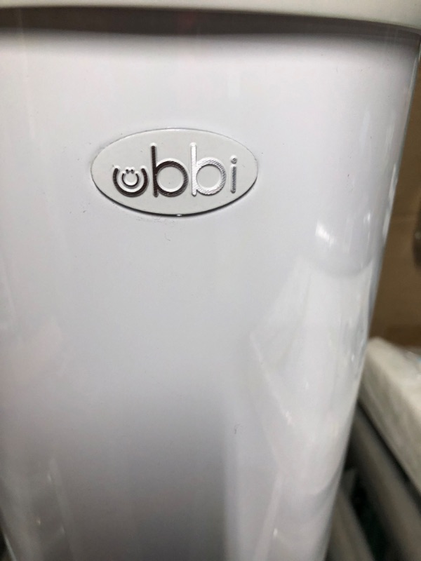 Photo 3 of **USED/DENT/SEE NOTES** Ubbi Steel Odor Locking Diaper Pail, White