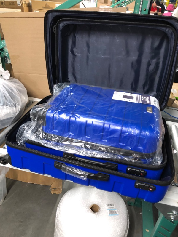 Photo 9 of  Coolife Luggage 3 Piece Set Suitcase Spinner Hardshell Lightweight TSA Lock 