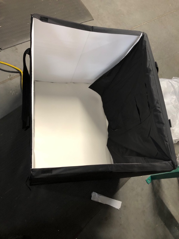 Photo 7 of **USED/SEE NOTES** Amazon Basics Portable Foldable Photo Studio Box with LED Light - 25 x 30 x 25 Inches, 1 Count 