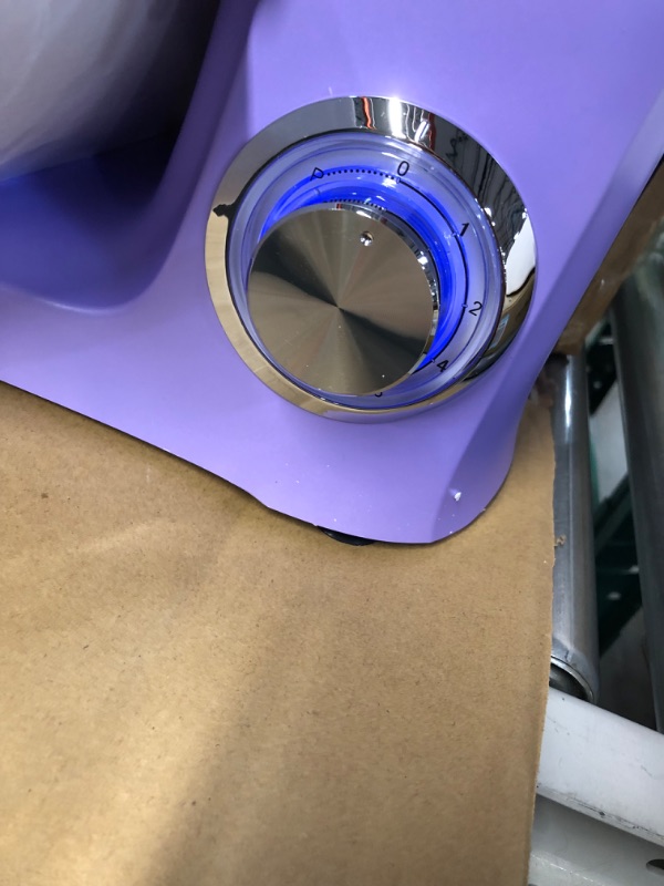 Photo 1 of **USED SEE NOTES** COOKLEE Stand Mixer, 9.5 Qt. 660W 10-Speed Electric Kitchen Mixer with Dishwasher-Safe Dough Hooks, Flat Beaters, Wire Whip & Pouring Shield Attachments for Most Home Cooks, SM-1551, Lavender