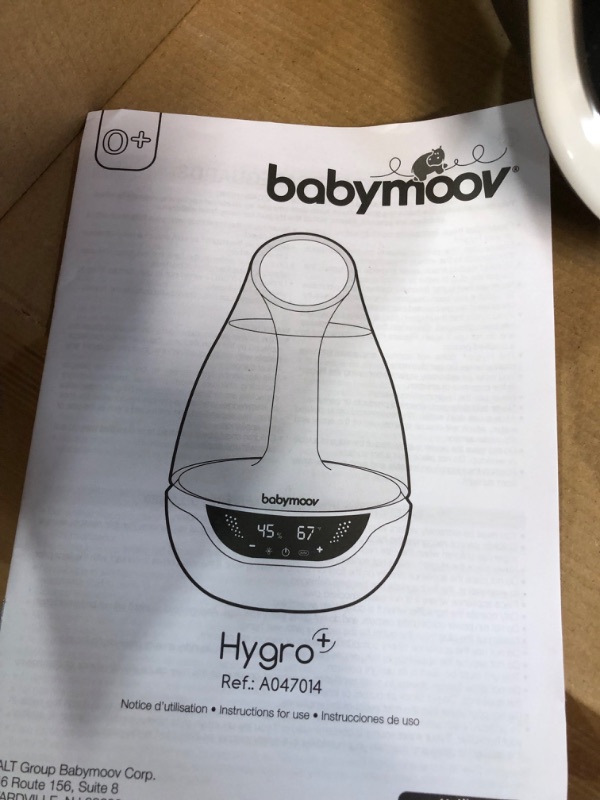 Photo 4 of **USED/SEE NOTES* (WHITE/NOT BLACK) Babymoov Hygro Plus Automatic Humidifier