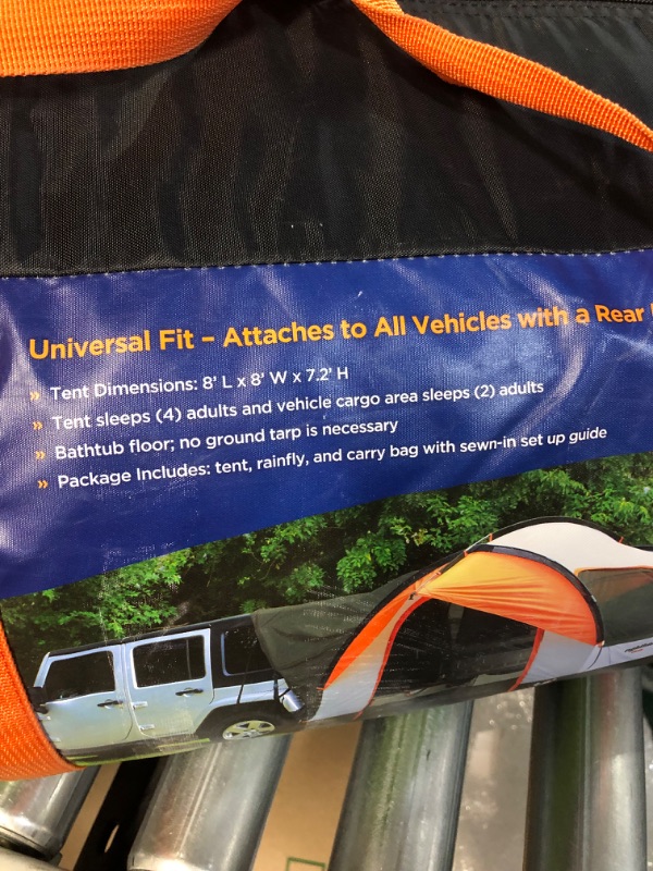 Photo 4 of **USED SEE NOTES** Rightline Gear SUV Tent, Sleeps Up to (6), Universal Fit 8 by 8 by 7.2 Feet