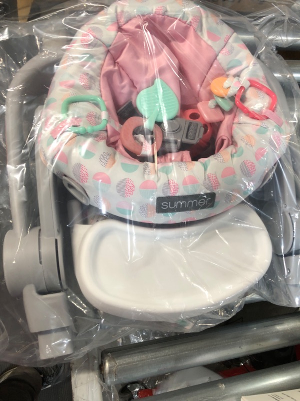 Photo 2 of **USED SEE NOTES** Summer Learn-to-Sit Stages 3-Position Floor Seat, Sweet-and-Sour Pink – Sit Baby Up to See The World – Baby Activity Seat is Adjustable – Includes Toys and Tray