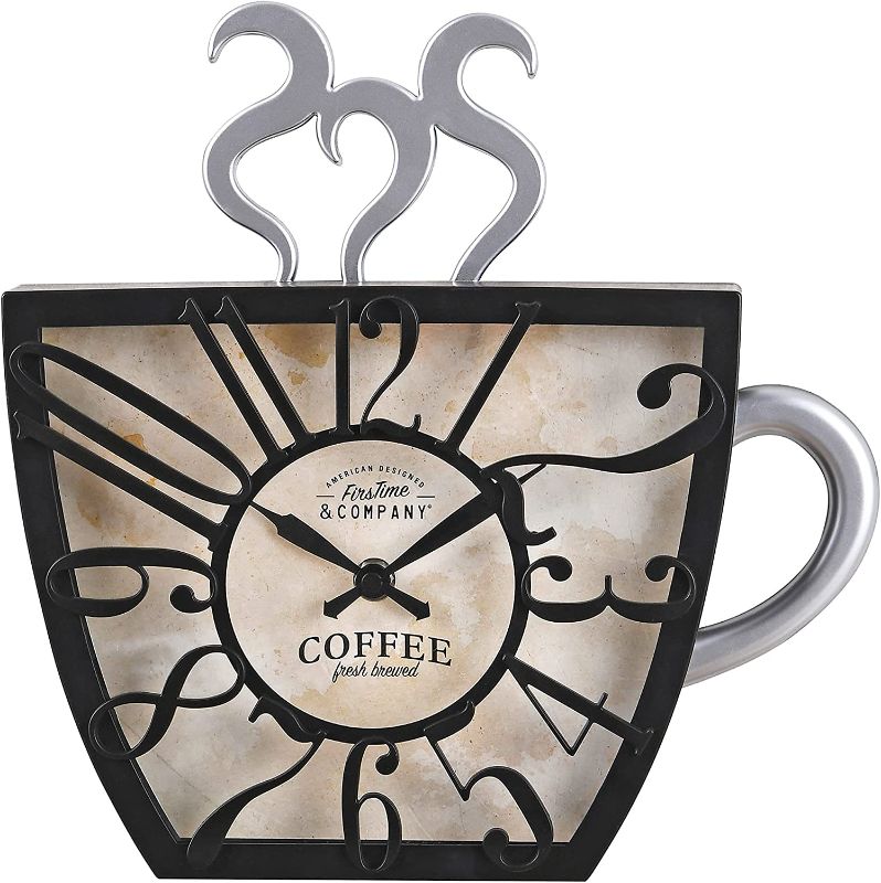 Photo 1 of *USED/SEE NOTES** FirsTime & Co. Coffee Mug Wall Clock, Plastic, 11 x 2 x 11.5 inches