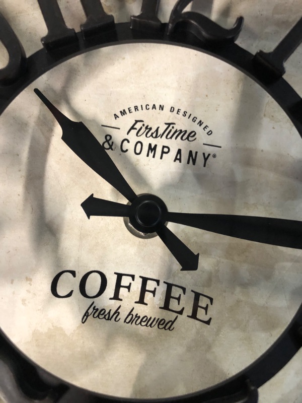 Photo 5 of *USED/SEE NOTES** FirsTime & Co. Coffee Mug Wall Clock, Plastic, 11 x 2 x 11.5 inches