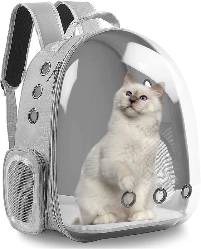 Photo 1 of *USED/SEE NOTES**  Cat Backpack Carrier,Expandable Pet Bubble Backpack Airline Approved