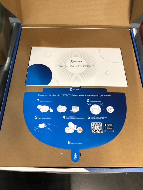 Photo 1 of *USED/SEE NOTES** ECOVACS Deebot N8 Pro Robot Vacuum and Mop, Strong 2600Pa Suction, Multi-Floor Mapping, Fully Customized Cleaning, Self Empty Station Compatible