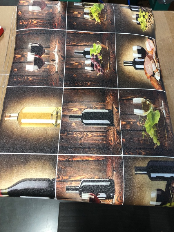 Photo 2 of (Major damage) Product heaven Jack Leather Kitchen Mat 18x30 inch Wine 1