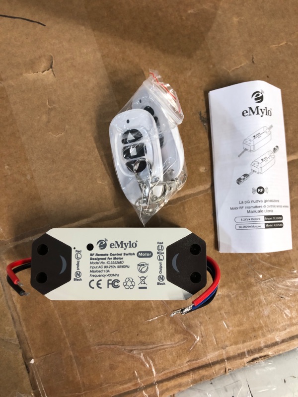 Photo 1 of eMylo Smart Wireless RF Motor Controller Switch RF Relay Module AC 220V