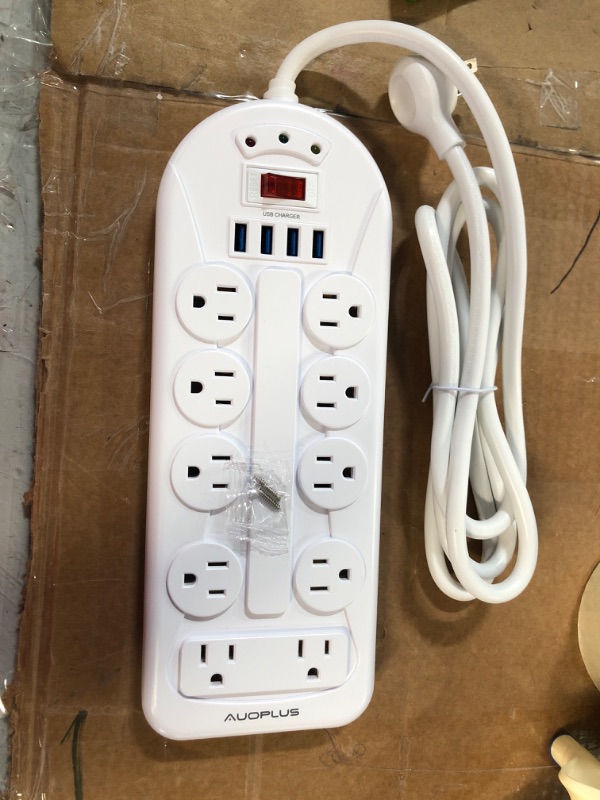 Photo 2 of 10 outlet power surge protector 4 usb slots