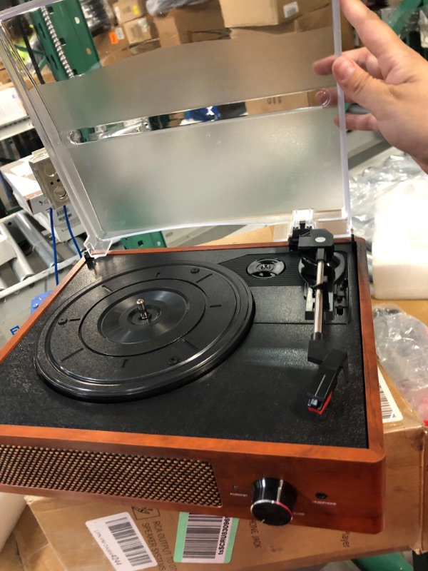 Photo 7 of 1 BY ONE Belt Drive Turntable with Bluetooth Connectivity,