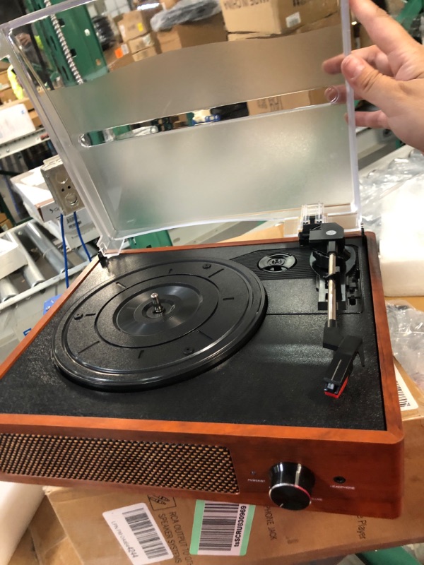 Photo 2 of 1 BY ONE Belt Drive Turntable with Bluetooth Connectivity,