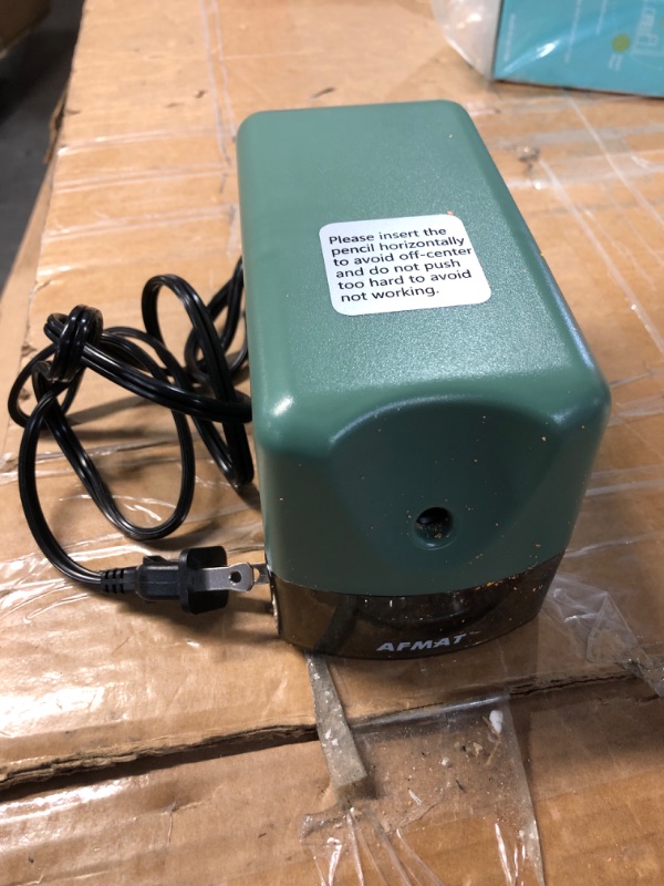 Photo 2 of Electric Pencil Sharpener Heavy Duty, Green