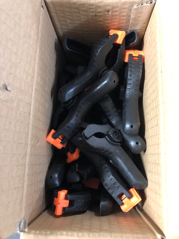Photo 1 of 16 Pack Spring Clamps - 3.5 Inch Small Clamps for Backdrop Stand, 
