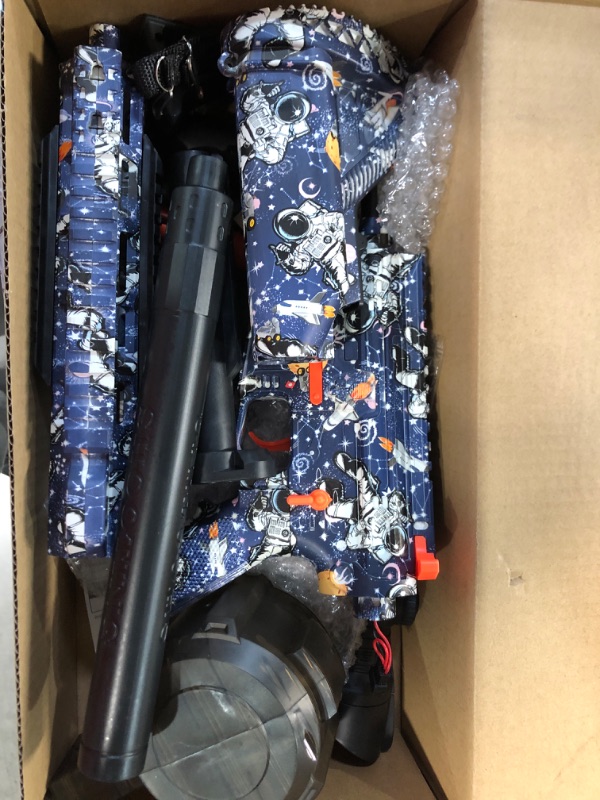 Photo 1 of Electric Gel Ball Blatser PIXATA Splatter Ball Blaster [Upgrade][20000 Water Beads] Outdoor Water Toys, Water Gell Blaster Toys with Balls for Shooting Game Boys Girls Age 13+