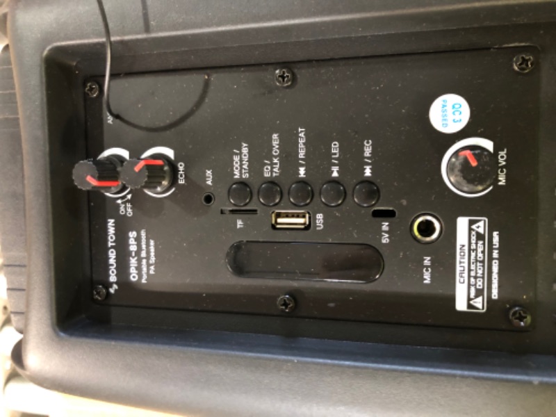 Photo 2 of *MISSING POWER PLUG*
Blackmore Pro Audio PA System, Black