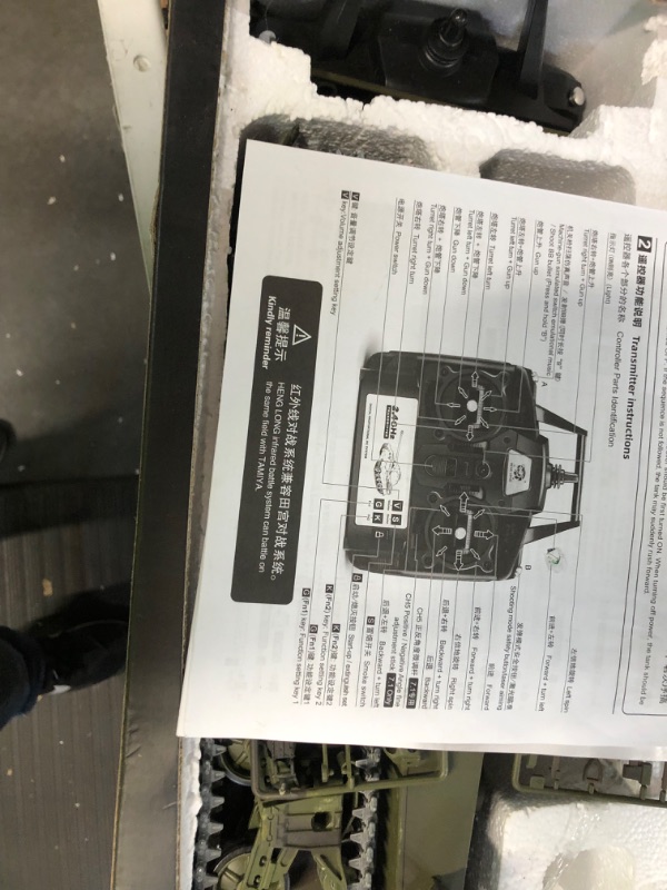 Photo 2 of Modified TK6.0 Edition 1/16 2.4ghz Remote Control US M4A3 Sherman Tank Model(360-Degree Rotating Turret)(Steel Gear Gearbox)(3800mah Battery)(Metal Tracks &Sprocket Wheel & Idle Wheel)