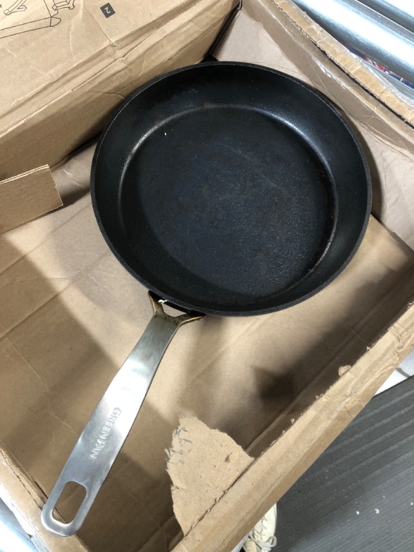 Photo 2 of (READ NOTES) GreenPan SearSmart Hard Anodized Healthy Ceramic Nonstick, 8" and 10" Frying Pan Skillet - Black