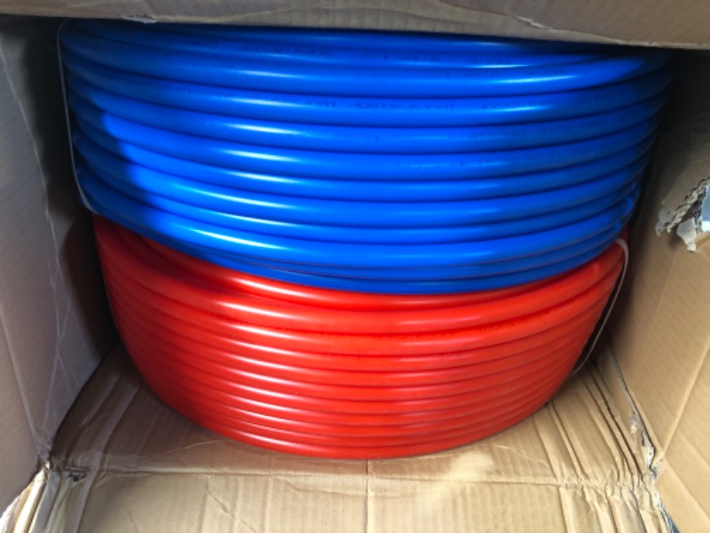 Photo 2 of PEX Pipe 1/2 Inch Residential Water Lines (Red+Blue) 300ft