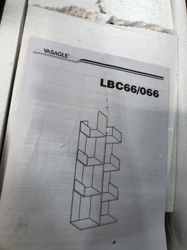 Photo 1 of VASAGLE Bookshelf, Tree-Shaped Bookcase with 13 Storage Shelves, Rounded 