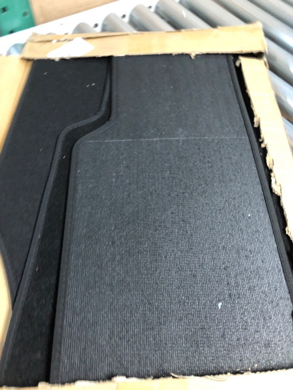 Photo 2 of FH Group Automotive Floor Mats - Black Carpet Floor Mats for Cars, Universal Fit Full 