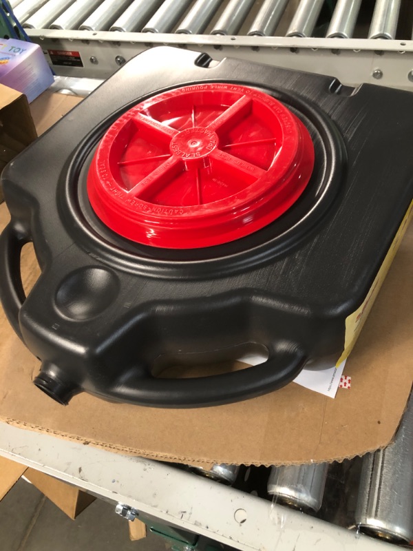 Photo 1 of LUMAX LX-1632 Black 15 Quart Drainmaster Drain Pan